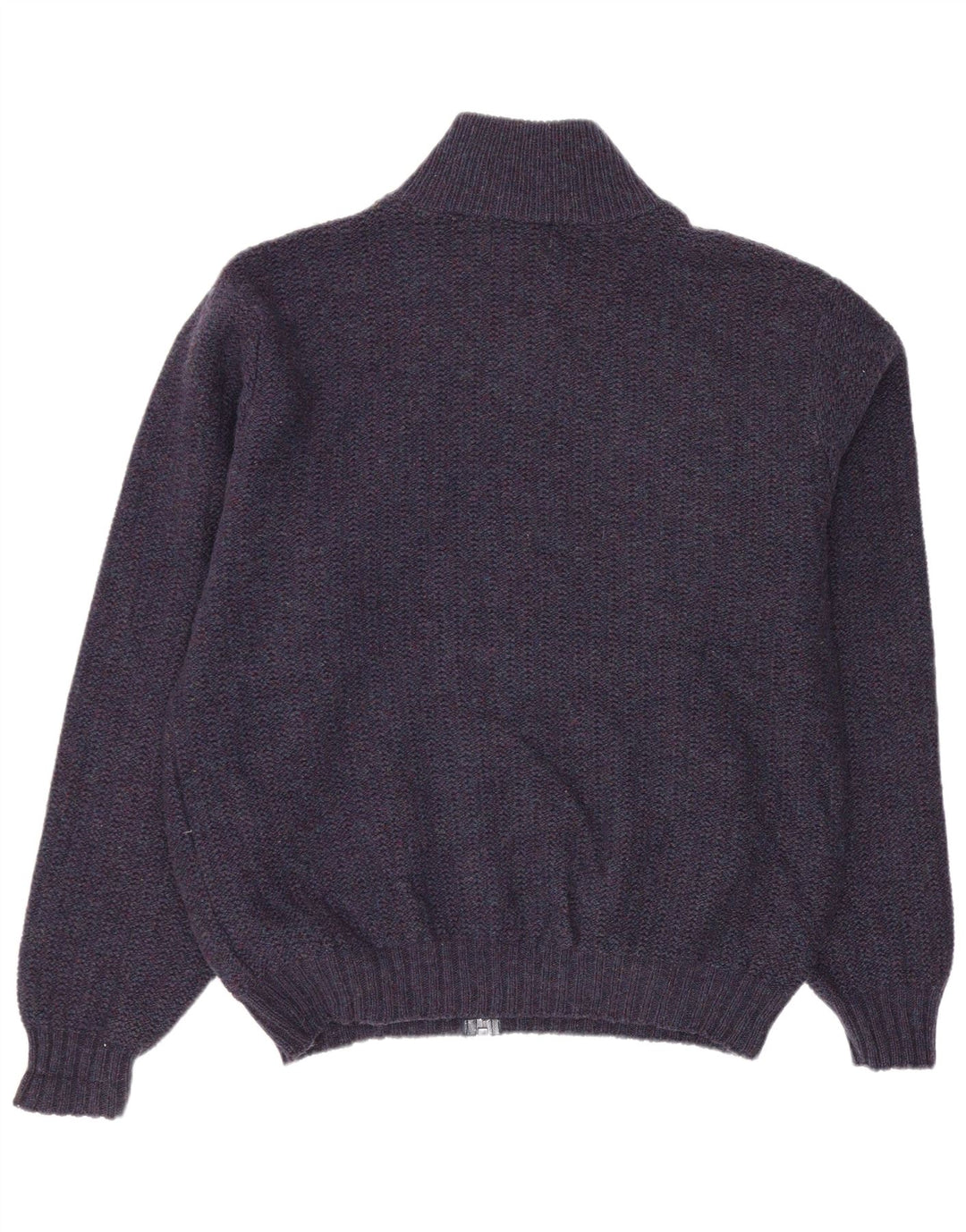 L.L.Bean - Cárdigan para hombre, talla grande, lana azul marino