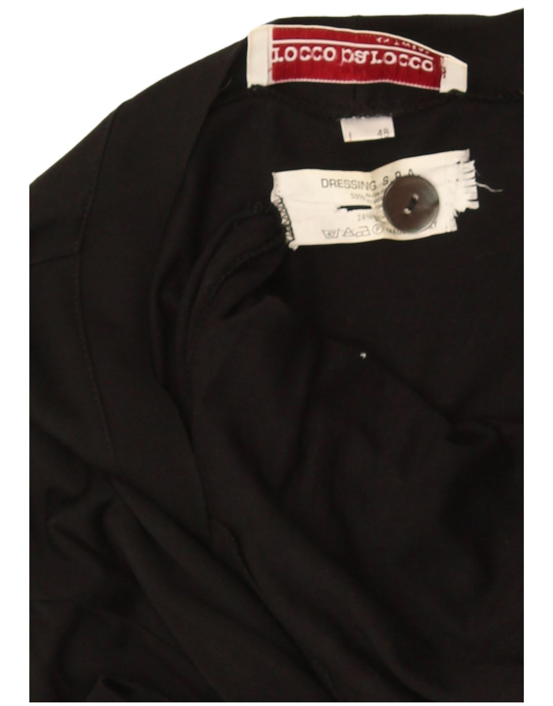 Roccobarocco Blusa para mujer Top IT 48 XL Rayón negro