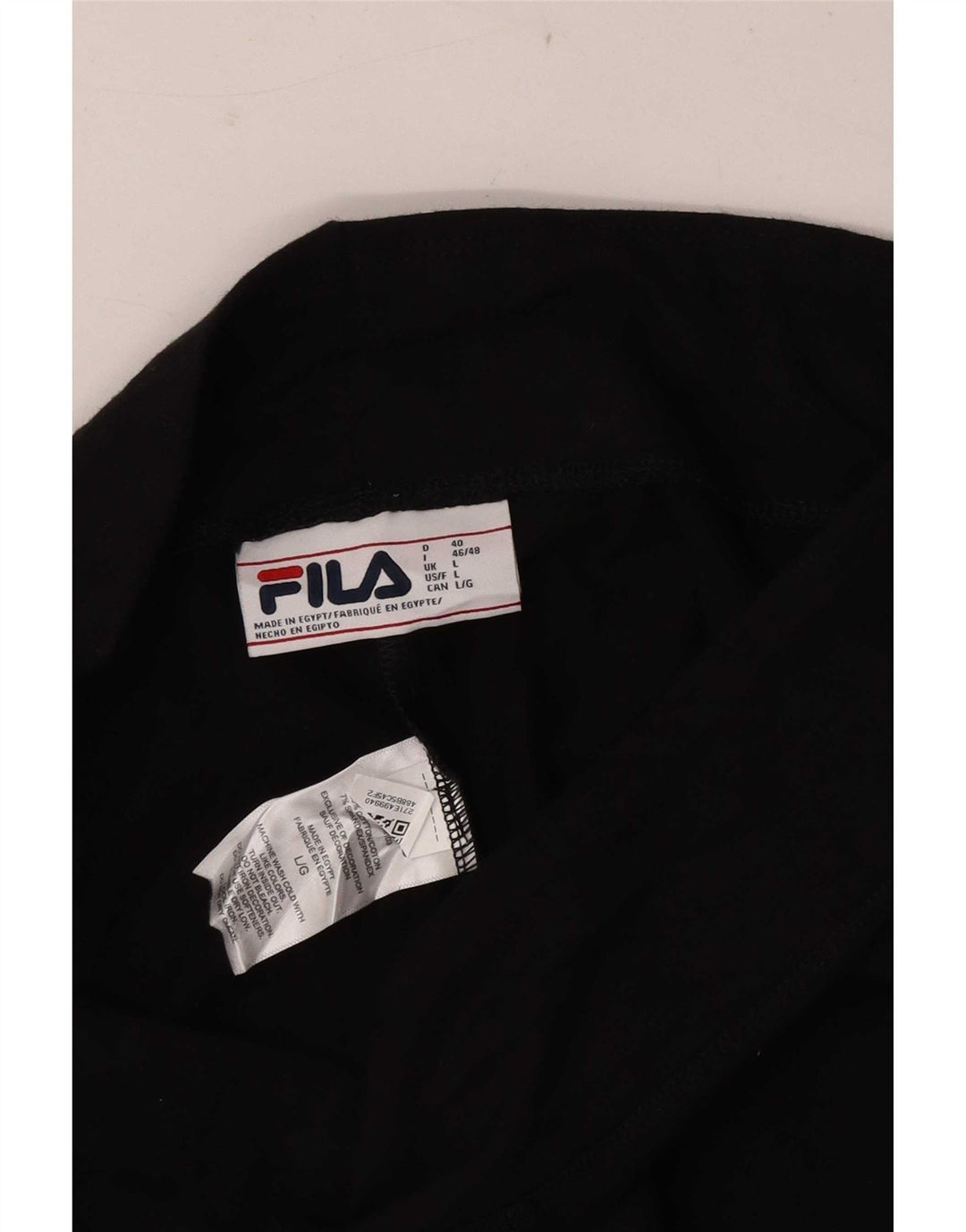 Fila Mujer Graphic Crop Leggings Grande Algodón Negro