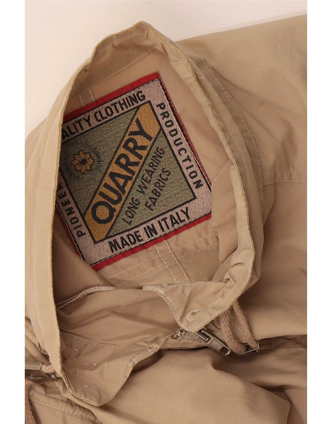 Quarry Chaqueta utilitaria para hombre UK 42 XL Beige