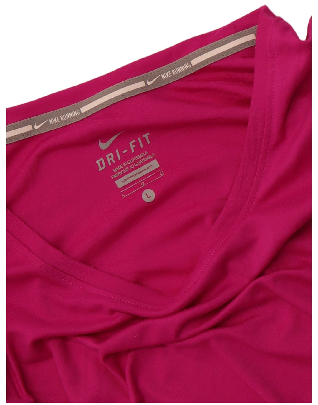 Nike - Camiseta Dri Fit para mujer, talla 40, color rosa