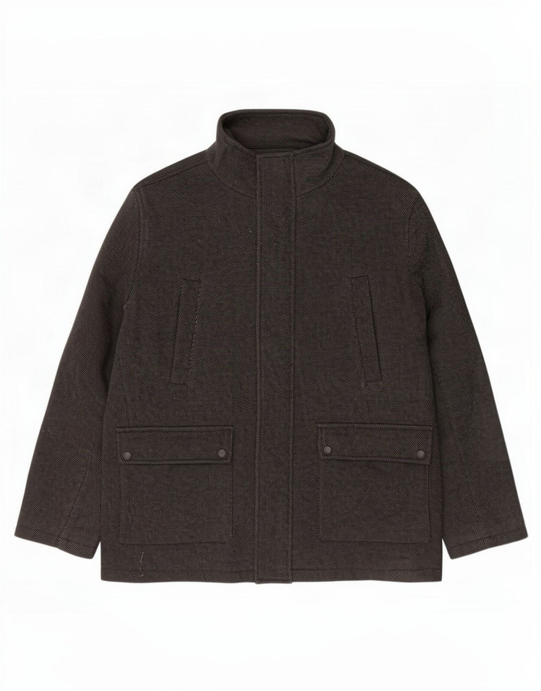 Calvin Klein Chaqueta utilitaria para hombre Reino Unido 40 Grande Lana gris a rayas