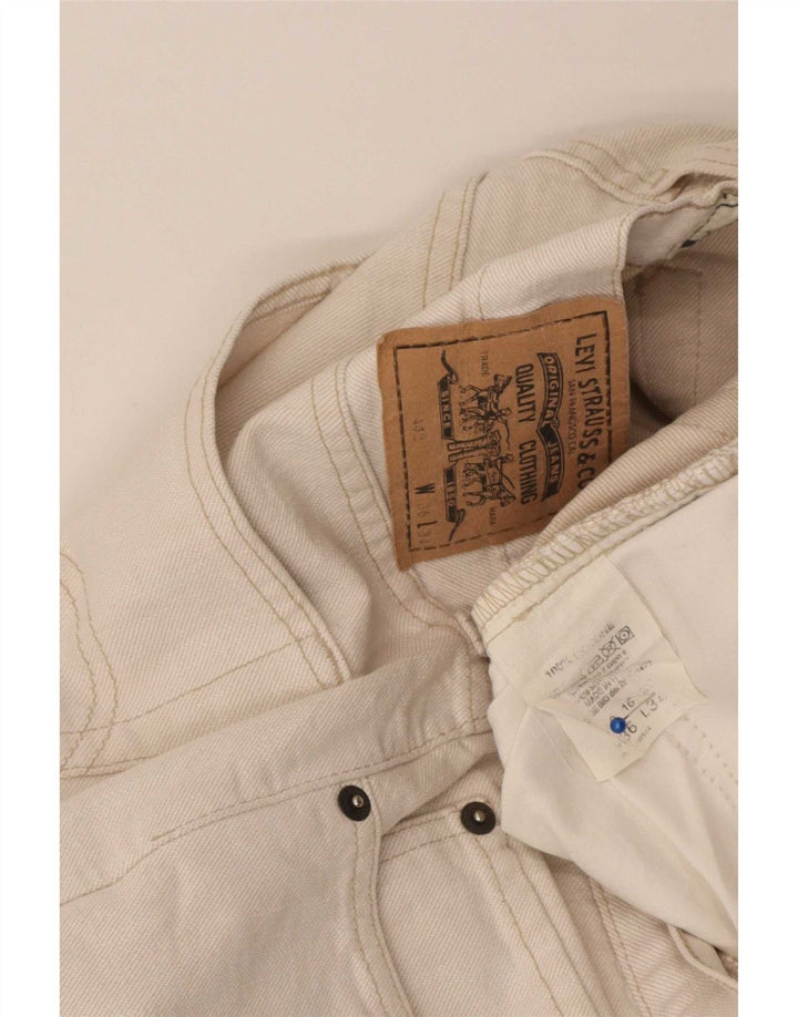 Vaqueros rectos Levi's para hombre W36 L34 Algodón beige