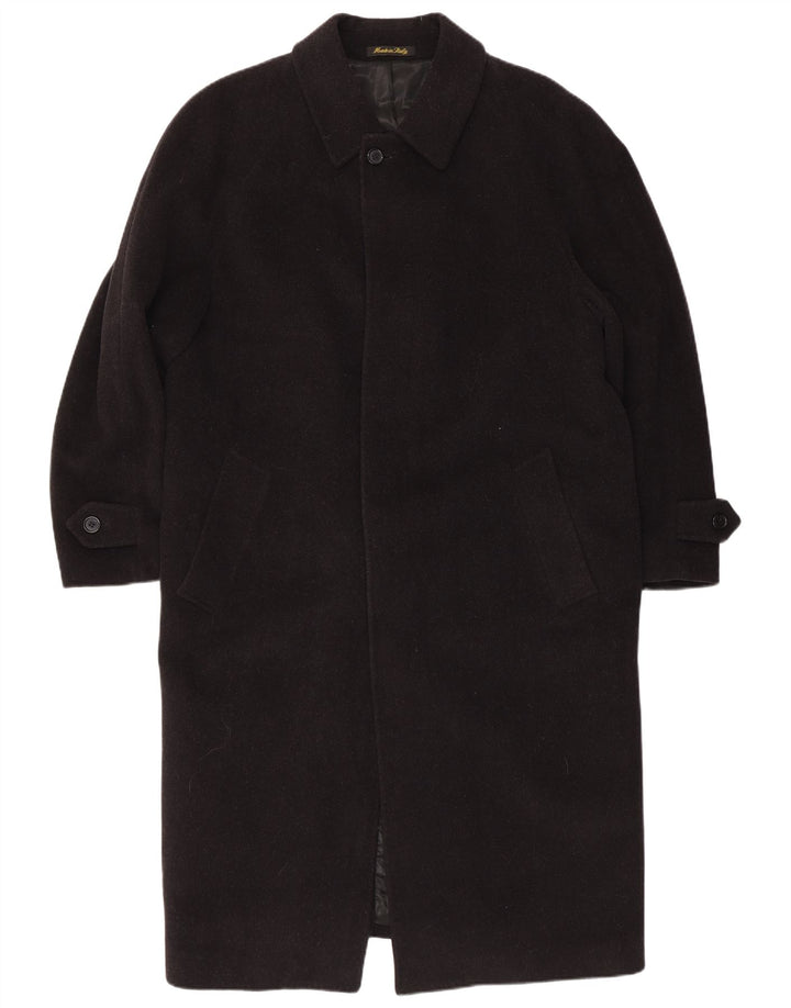Mario Valente Abrigo para hombre IT 52 XL Lana negra