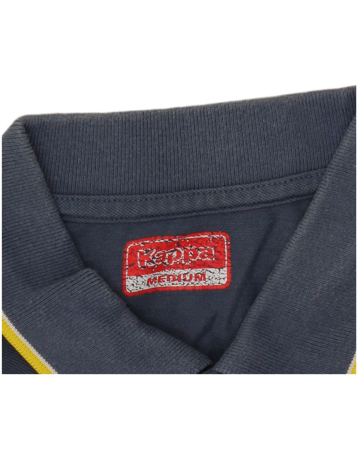 Kappa Hombre Polo De Manga Larga Azul Medio