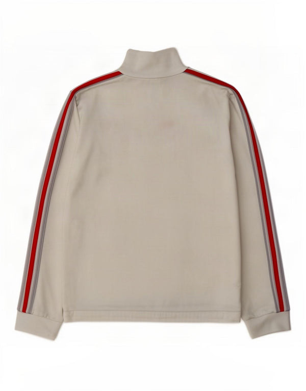 Adidas - Chaqueta de chándal para mujer, talla 40, poliéster blanco grande