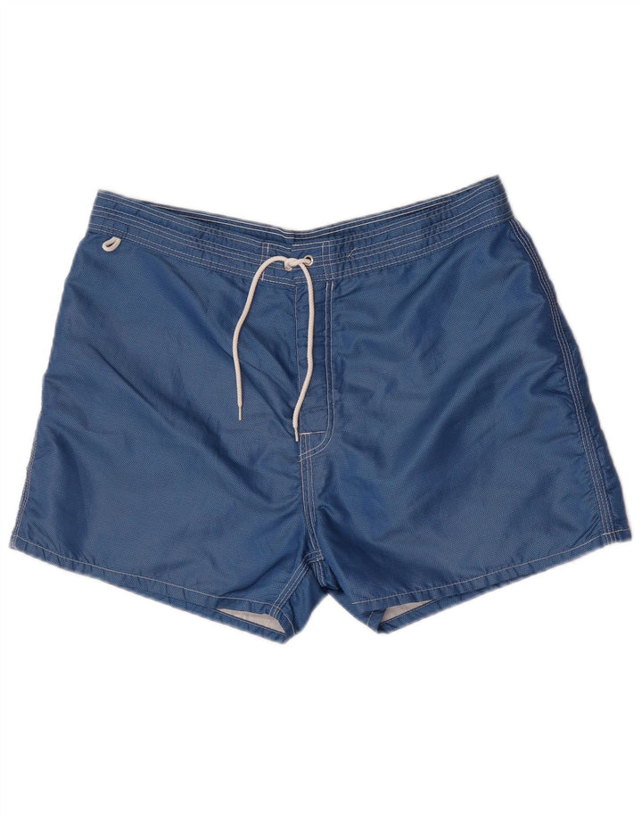 Sundek Bañador para hombre, talla grande, nailon azul