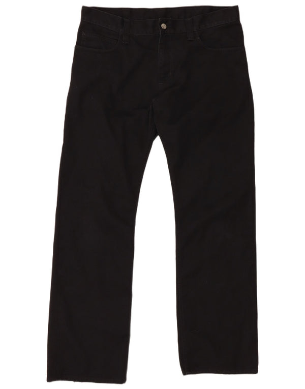 CARHARTT Vaqueros rectos para hombre W34 L32 Poliéster negro