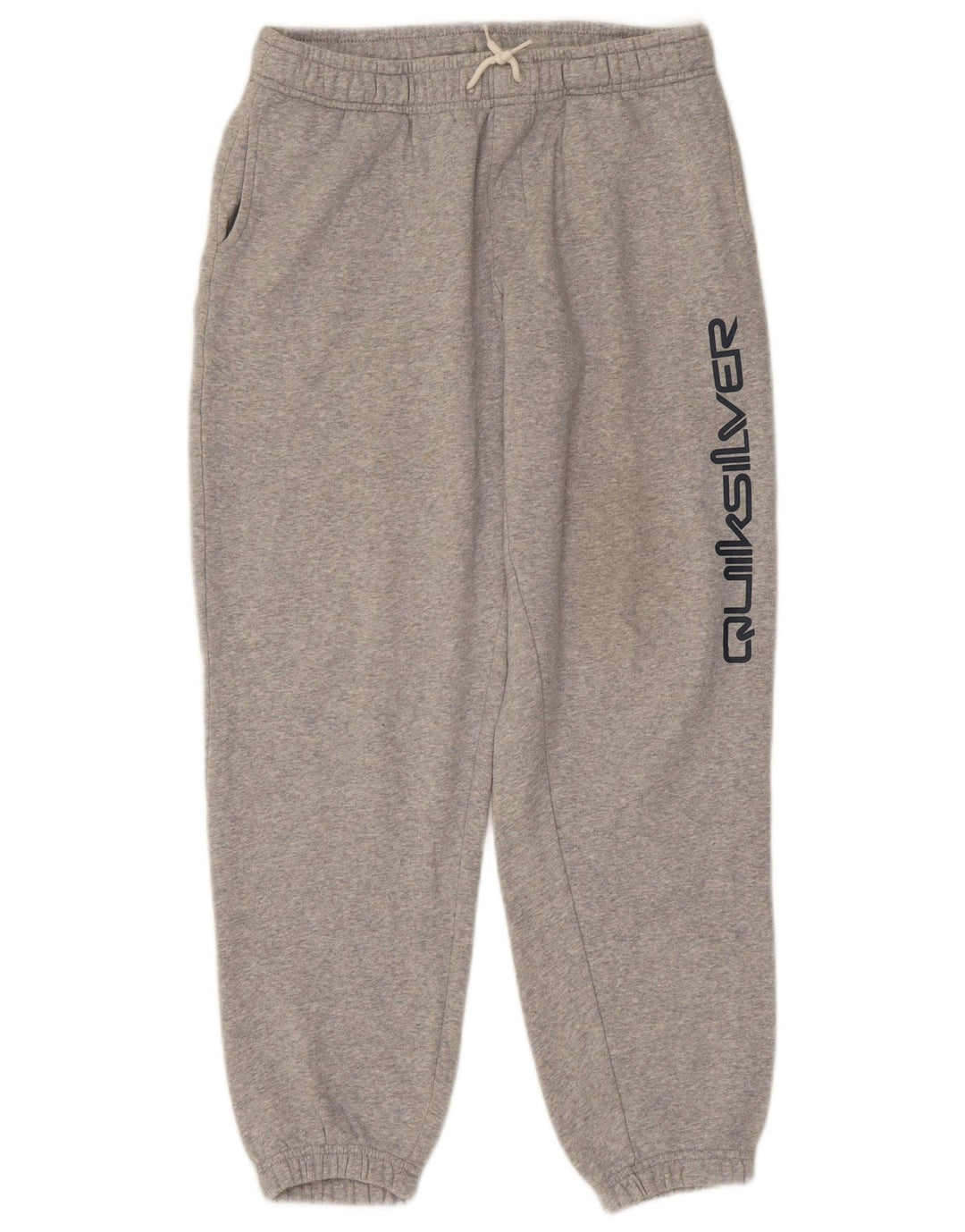 QUIKSILVER Pantalones de chándal con gráfico para niños Joggers 13-14 años Grande Gris