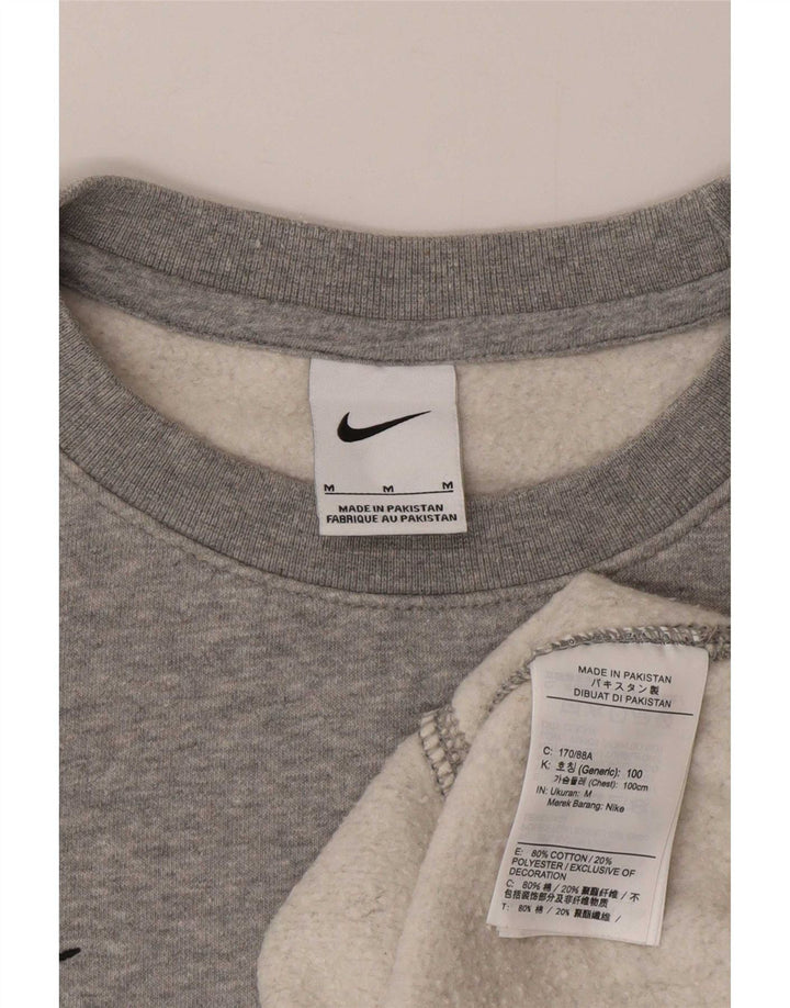 Sudadera Nike Hombre Jumper Gris Medio Algodón