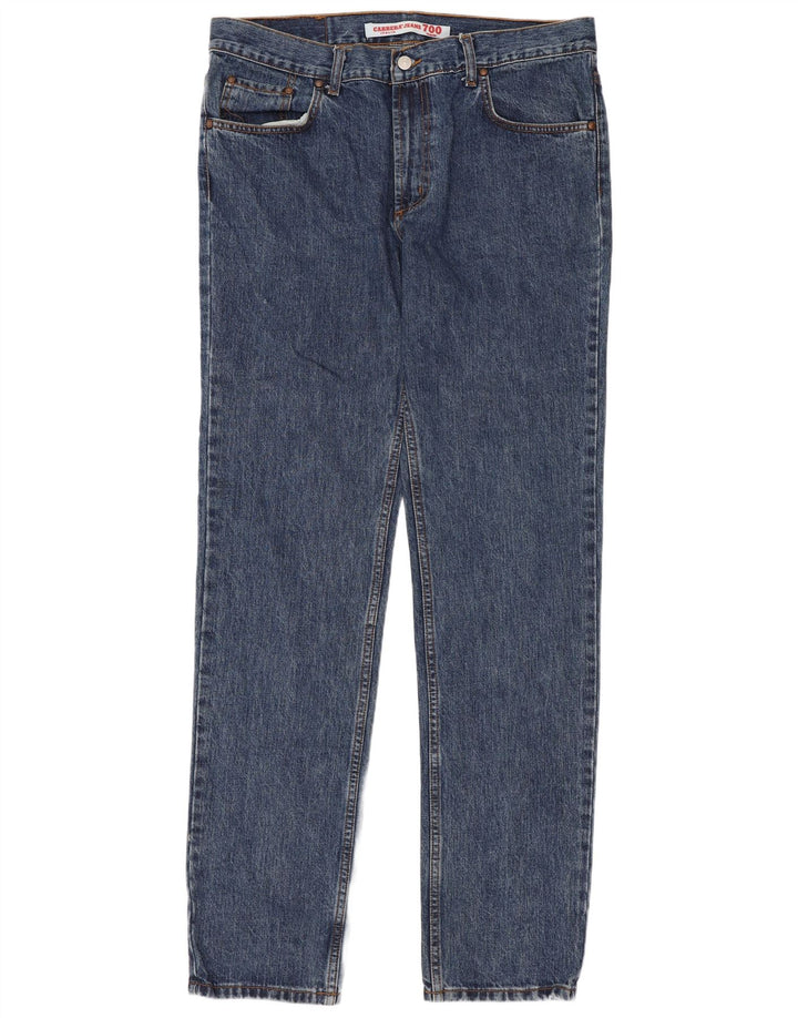 Carrera Hombre 700 Vaqueros Rectos Regulares W36 L34 Algodón Azul