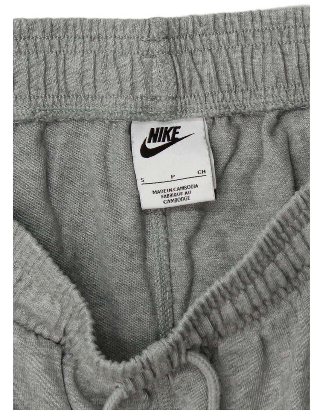 NIKE Hombre Pantalones de Chándal Joggers Small Gris Algodón