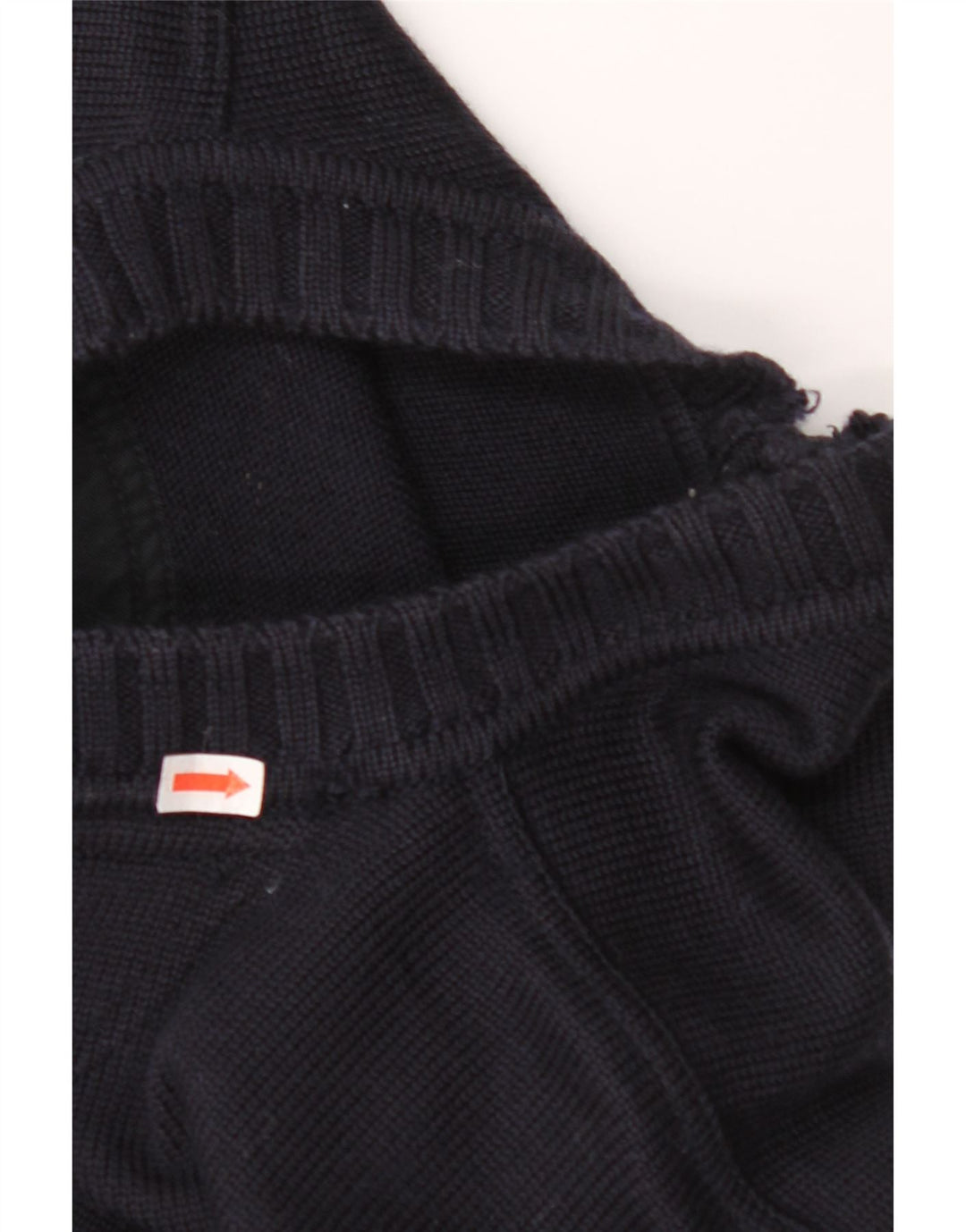 PAUL & SHARK Jersey con cuello en V para hombre de lana virgen azul marino medio