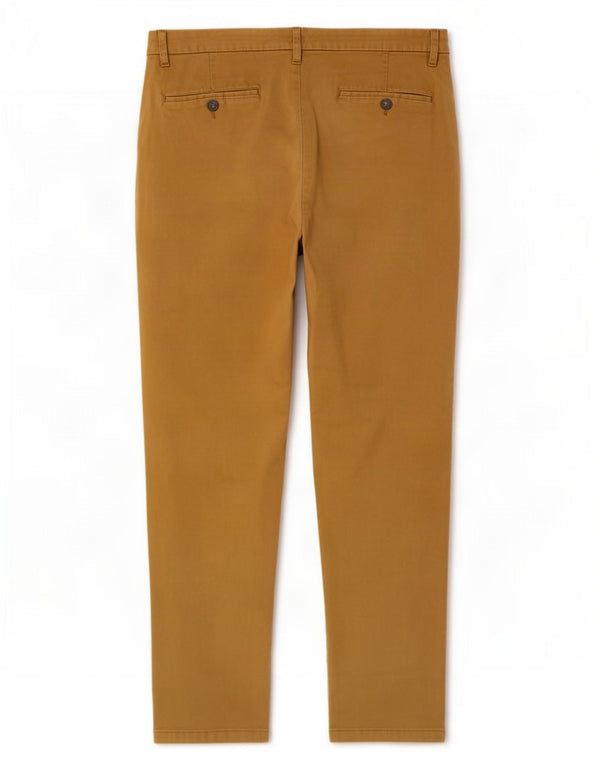 Marks & Spencer Pantalones chinos ajustados para hombre W36 L31 Algodón marrón
