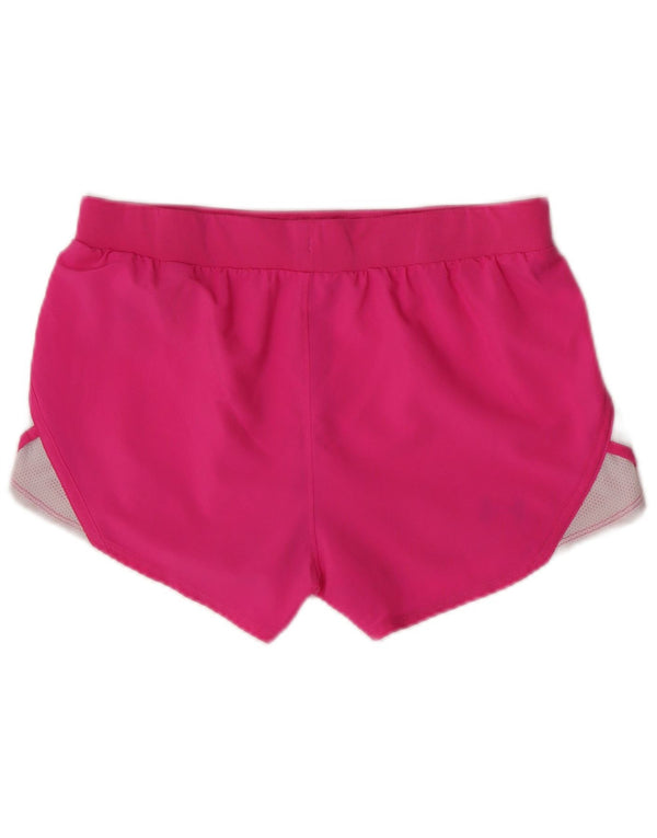 Under Armour Pantalones cortos deportivos para niña 11-12 años, talla grande, color rosa