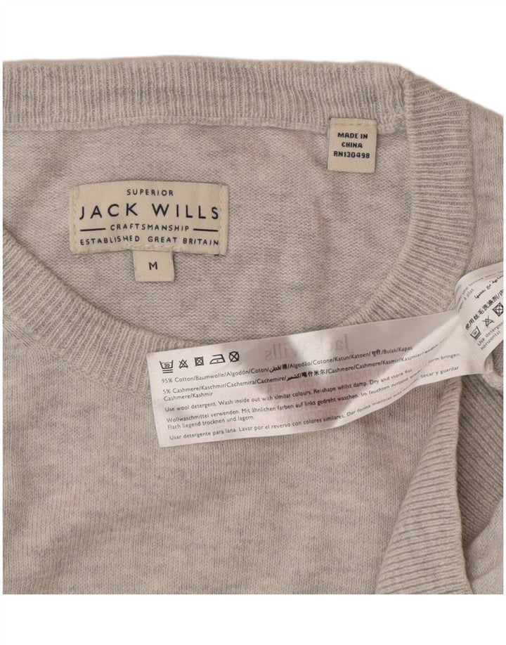 Jack Wills Jersey De Cuello Redondo Para Hombre De Algodón Gris Medio