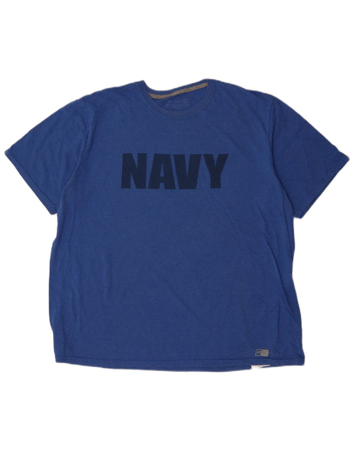 RUSSELL ATHLETIC Camiseta gráfica para hombre Top 2XL Azul