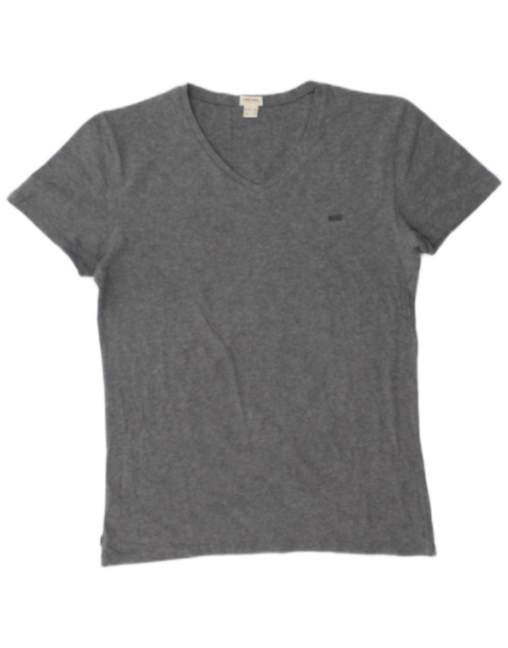 DIESEL Camiseta para mujer Top UK 42 Gris medio