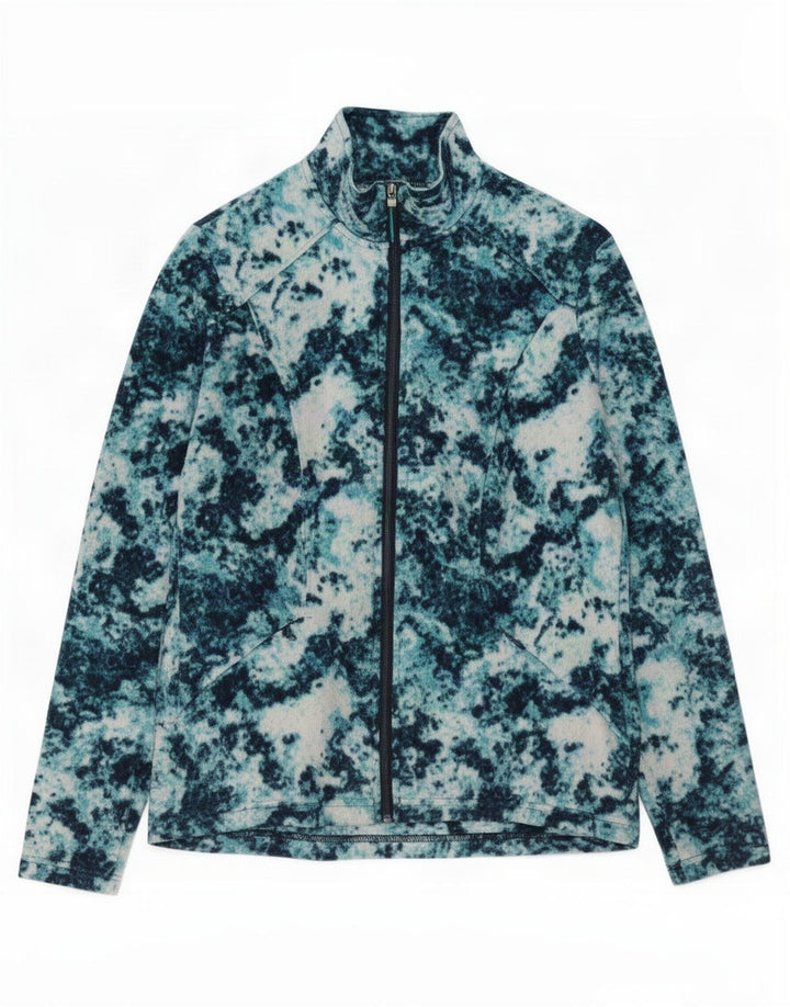 Marks & Spencer Chaqueta polar para mujer UK 12 Medium Multicolor Tie Dye