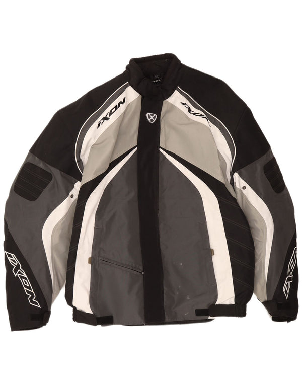 Chaqueta Ixon para hombre con gráfico Racer UK 50 5XL Gris Colorblock