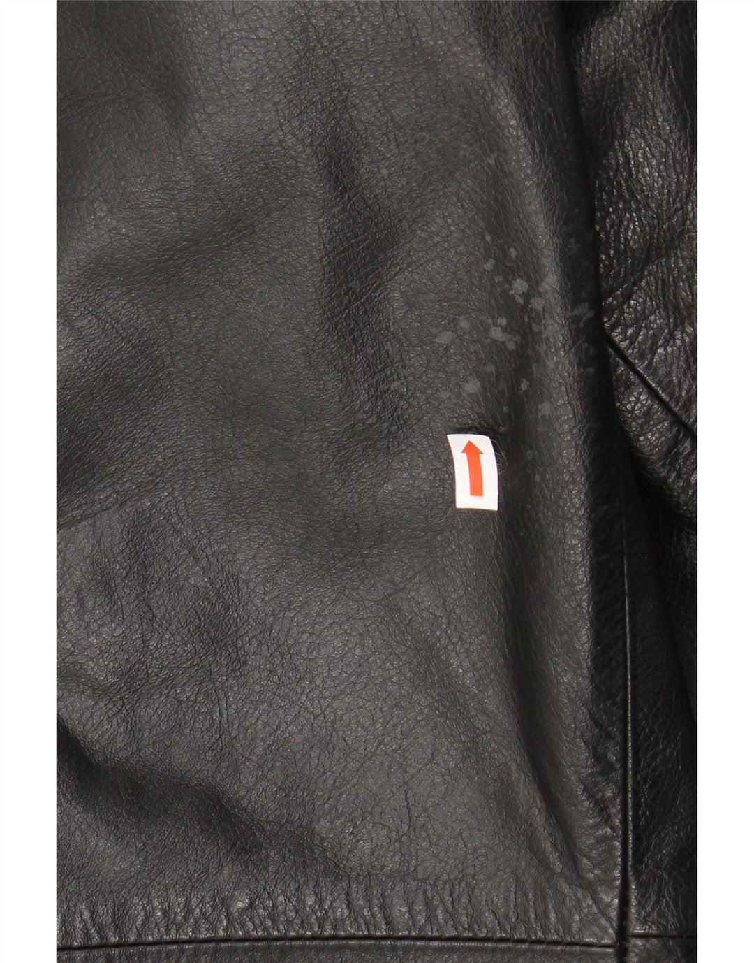 VINTAGE Chaqueta de cuero para hombre IT 50 Cuero negro grande