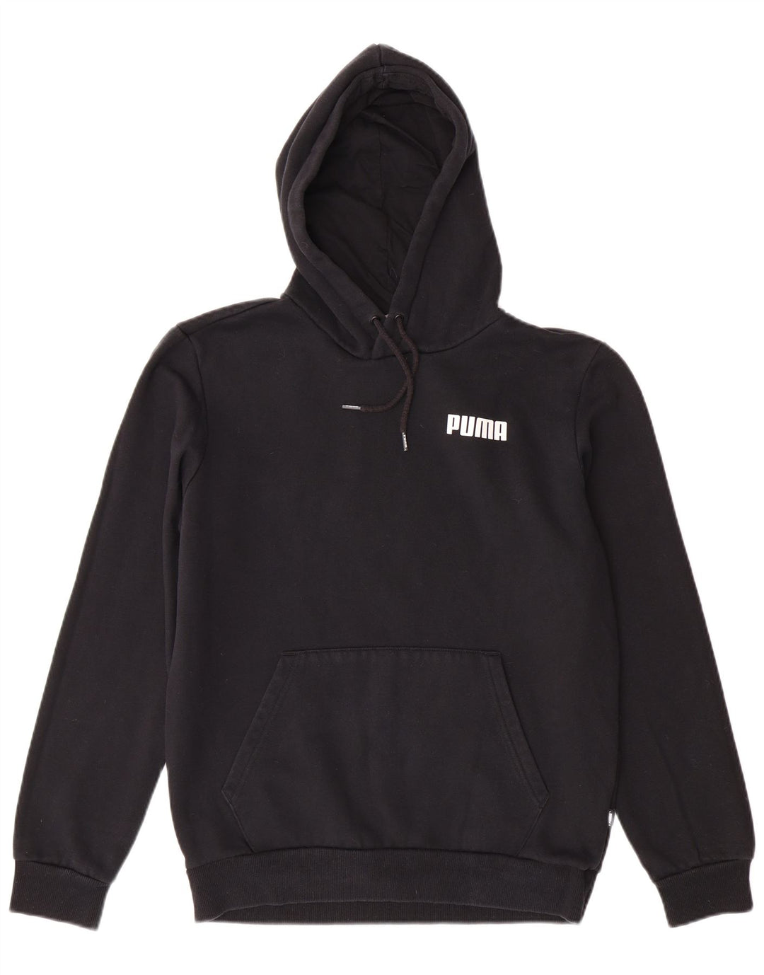 PUMA Jersey con capucha para hombre pequeño de algodón negro