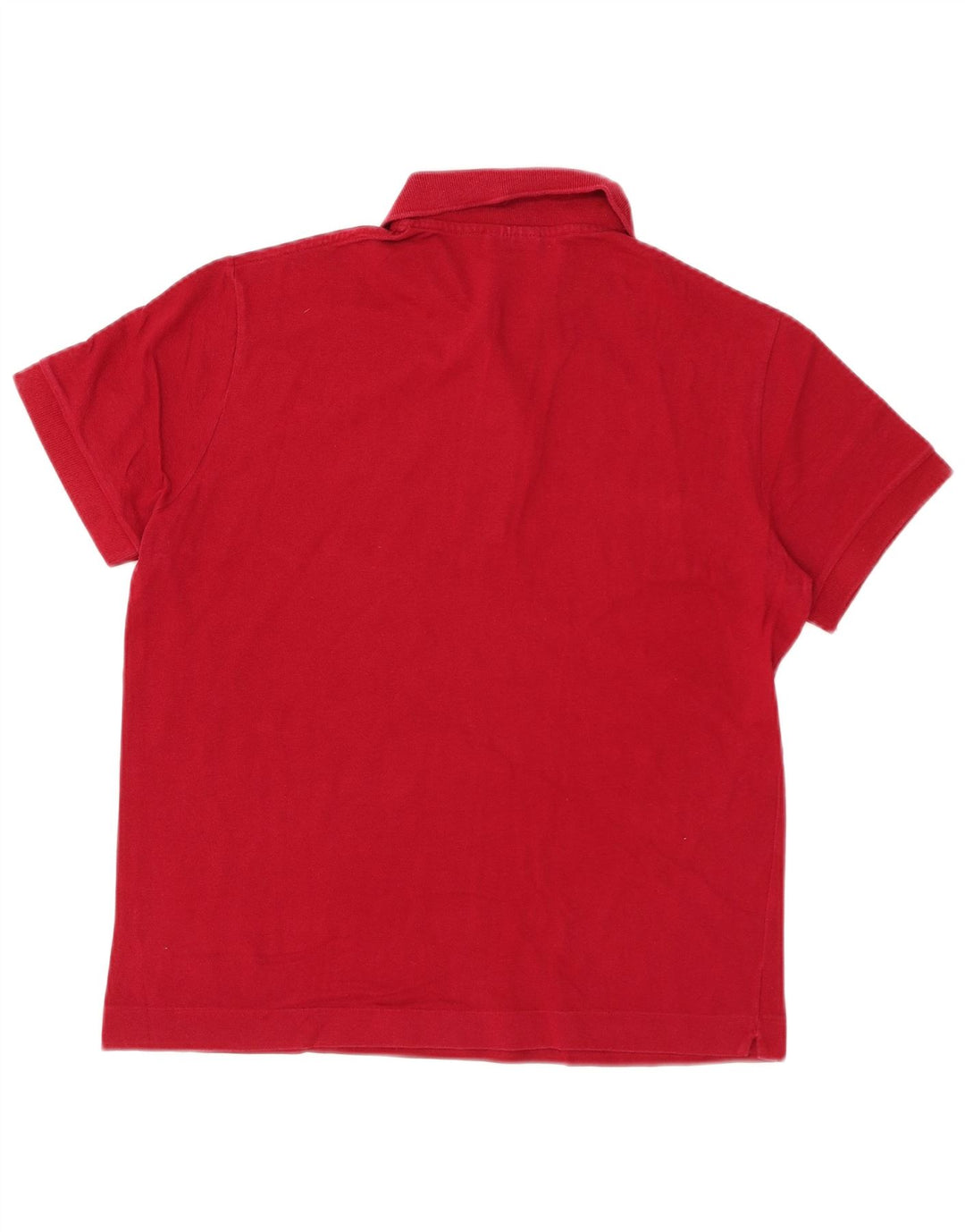 LACOSTE Polo para hombre talla 3 pequeño algodón rojo