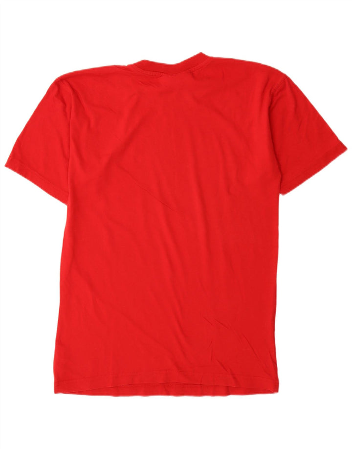 Puma Camiseta gráfica para hombre Top XS Algodón rojo