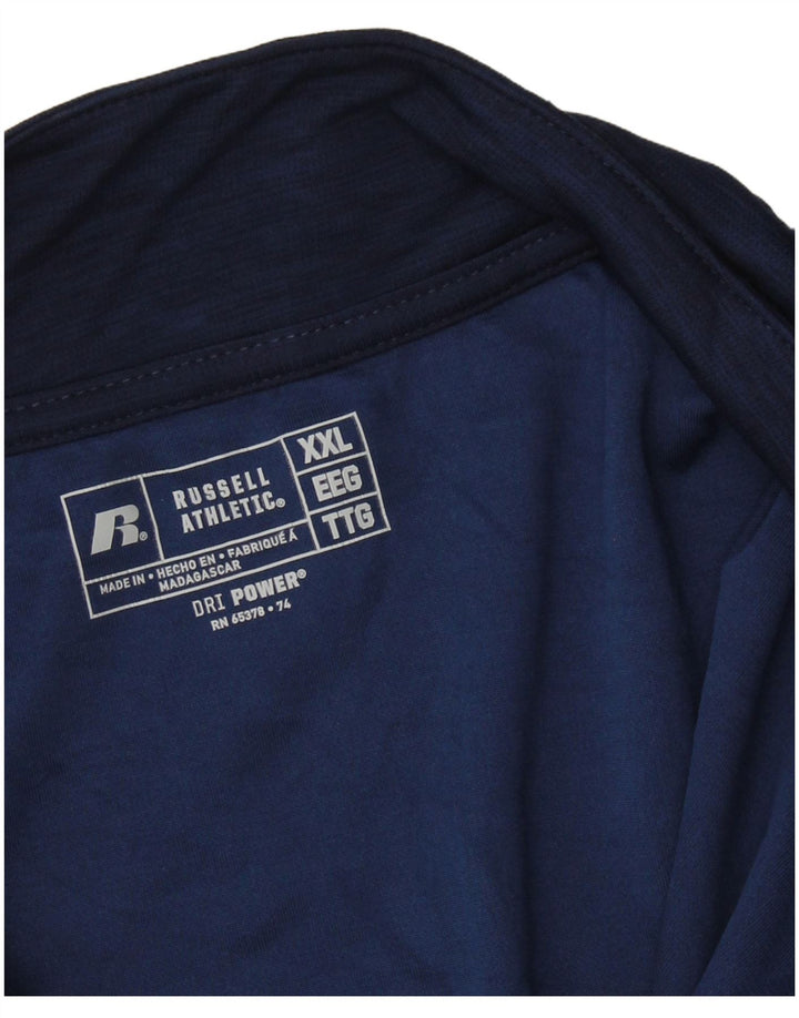 RUSSELL ATHLETIC Chándal Dri-Power para hombre, talla 2XL, azul marino
