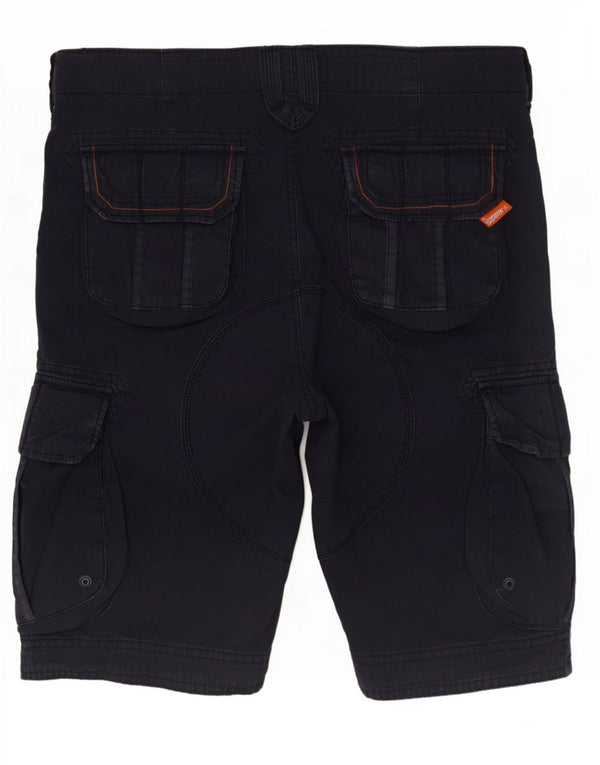 Superdry Shorts Cargo Para Hombre Medium W32 Algodón Azul Marino