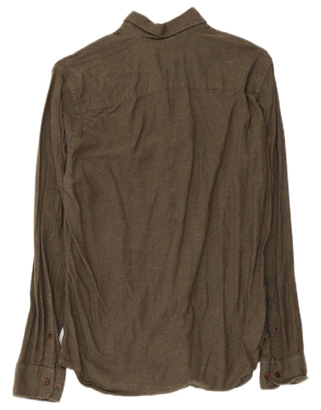 Camisa Jack & Jones Hombre XS Algodón Caqui