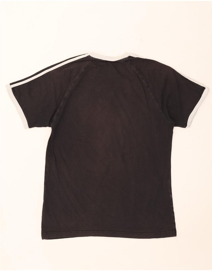 Adidas - Camiseta para hombre, talla grande, algodón negro