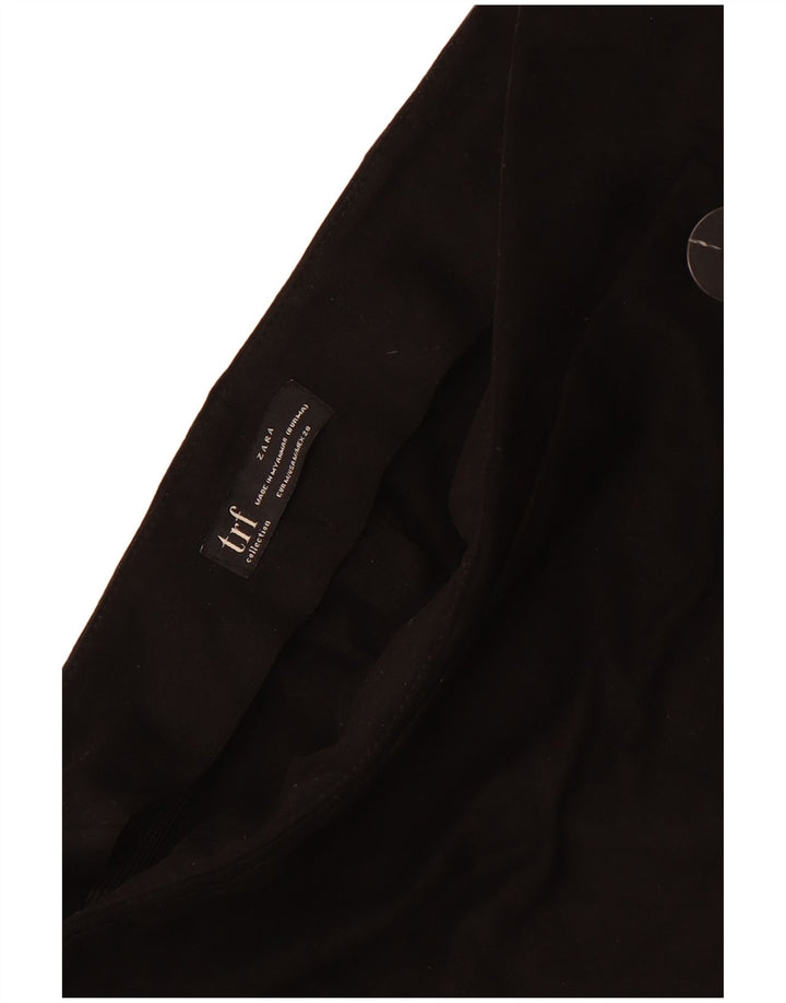 Zara Mujer Falda Pantalón Reino Unido 40 Mediano Negro