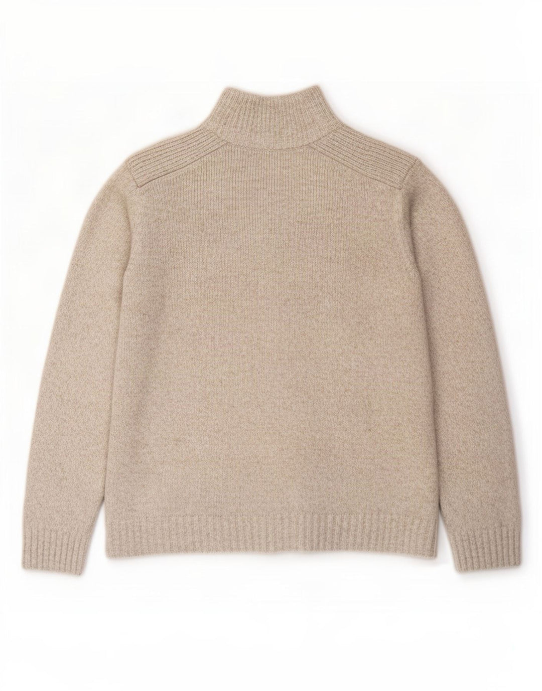 Marks & Spencer Suéter tipo cárdigan para hombre Acrílico moteado beige grande