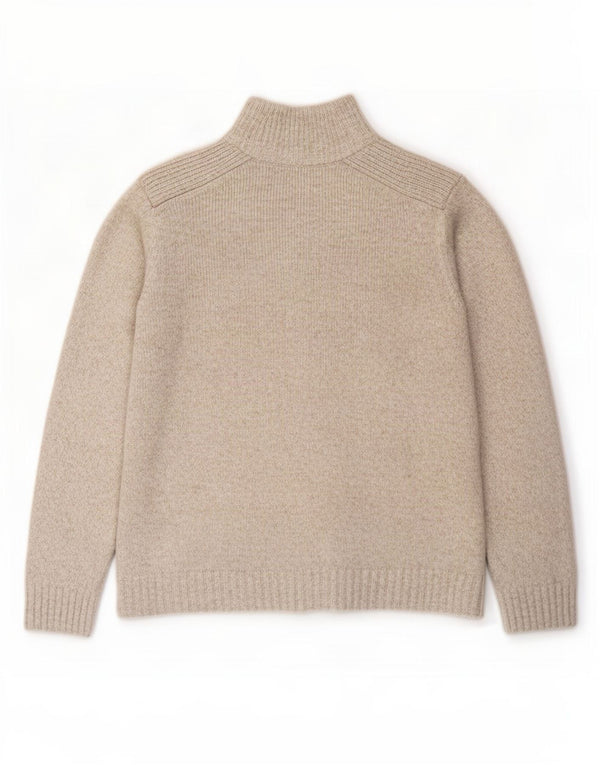 Marks & Spencer Suéter tipo cárdigan para hombre Acrílico moteado beige grande