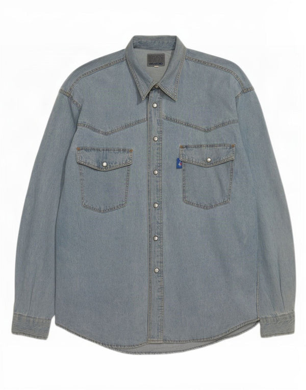 Vagabond Camisa Vaquera Azul Medio Hombre