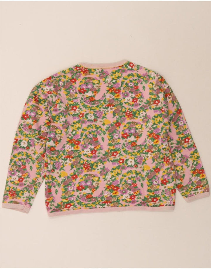 OLMES CARRETTI Womens Sweatshirt Jumper UK 14 Medium Multicoloured Vintage Olmes Carretti and Second-Hand Olmes Carretti from Messina Hembry 