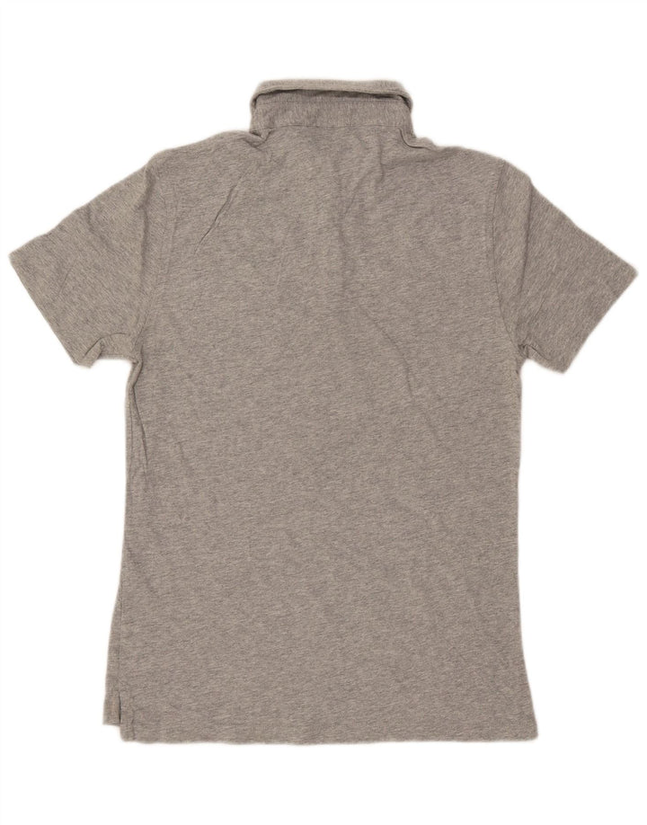 J. CREW Polo Mercantile para hombre de algodón gris medio