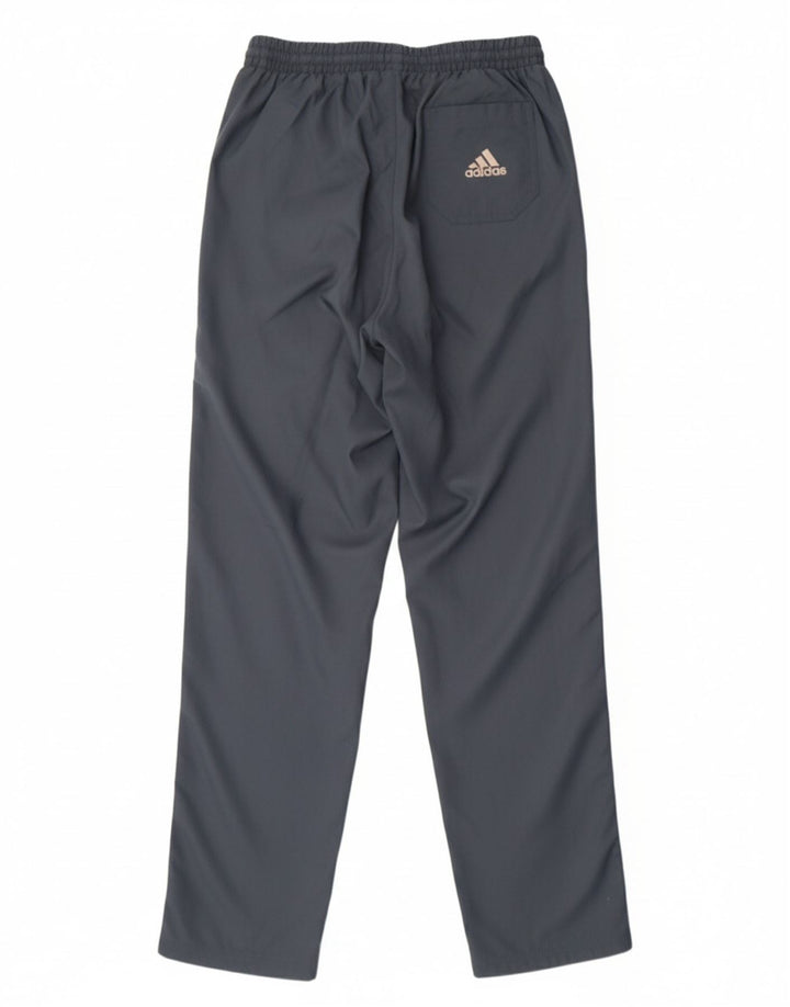 ADIDAS Mens Tracksuit Trousers Small Navy Blue Polyester
