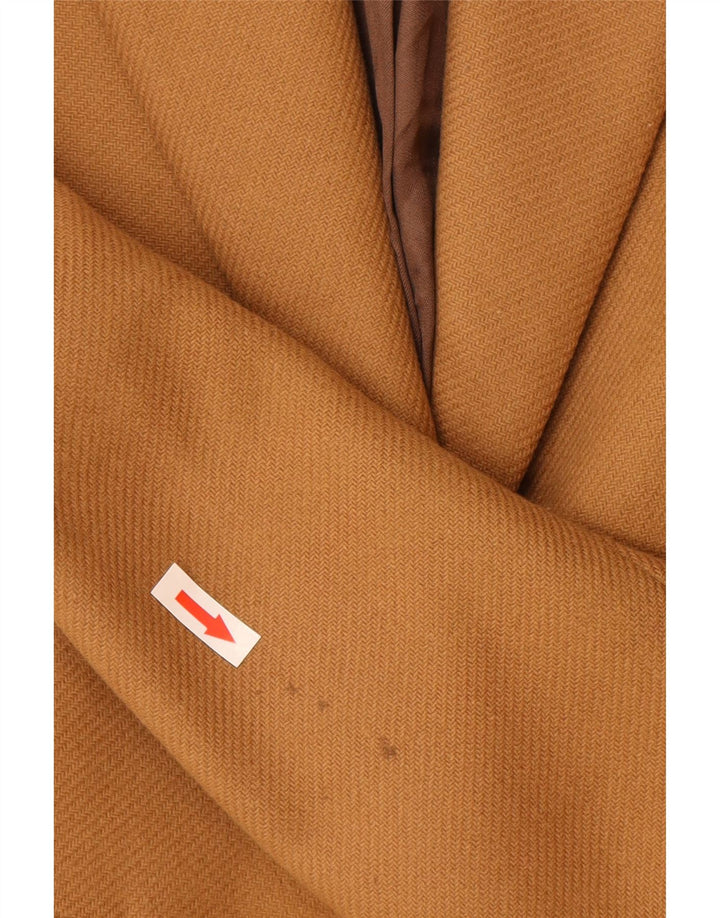 Zara Mujer Abrigo UK 6 XS Lana Marrón