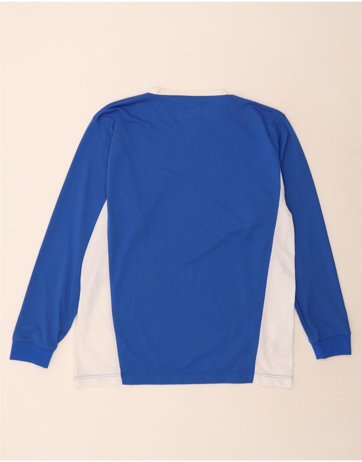 PUMA Mens Top Long Sleeve XL Blue Colourblock Polyester Vintage Puma and Second-Hand Puma from Messina Hembry 
