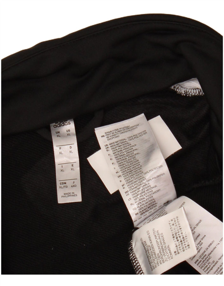 ADIDAS Hombre Chándal Top Jacket XL Negro Colorblock Poliéster