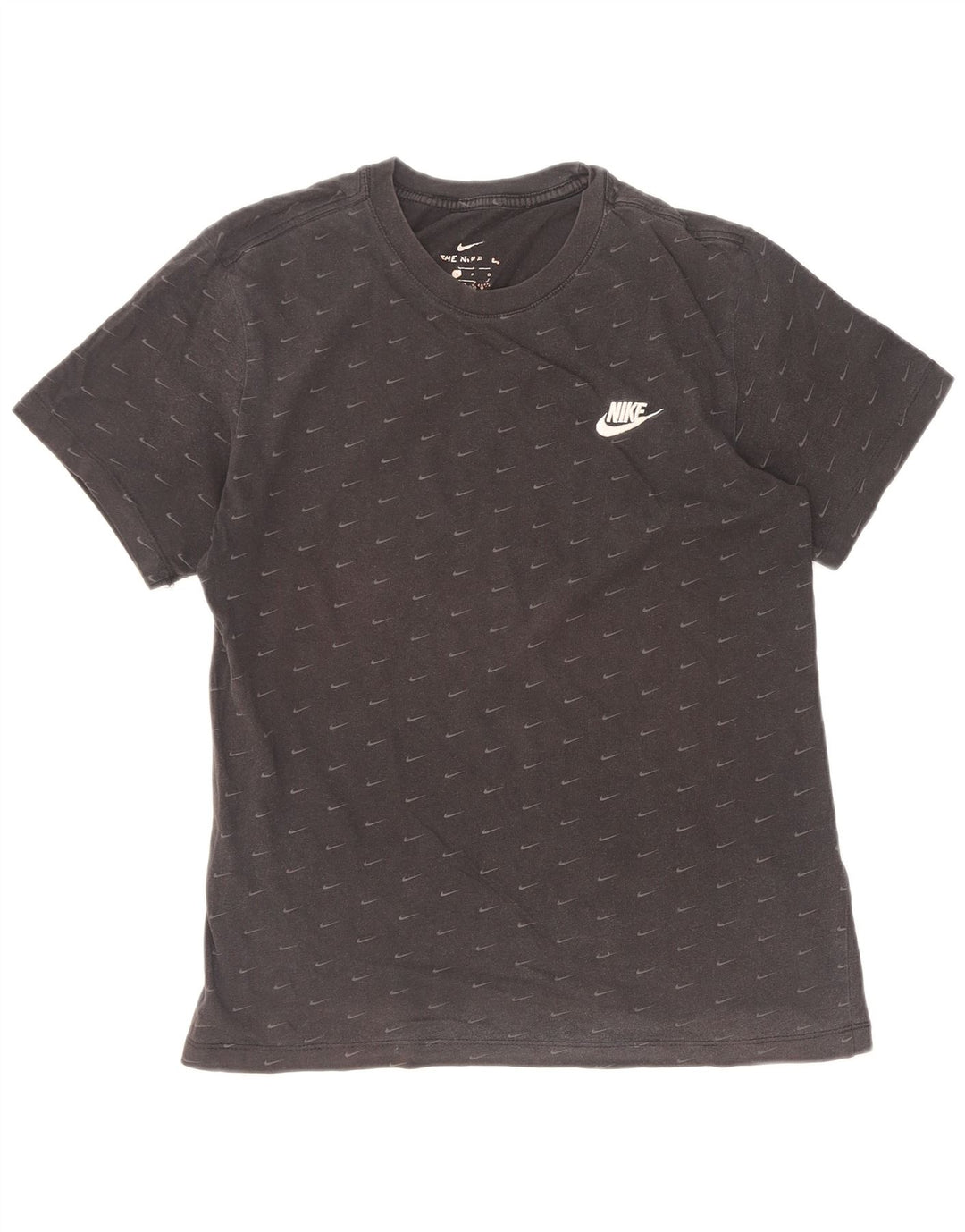 Nike - Camiseta gráfica para hombre, talla pequeña, algodón negro