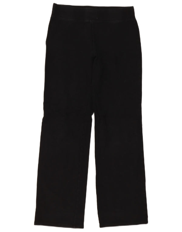 Marks & Spencer Pantalones Casuales Rectos para Mujer UK 12 Medium W30 L32 Negro