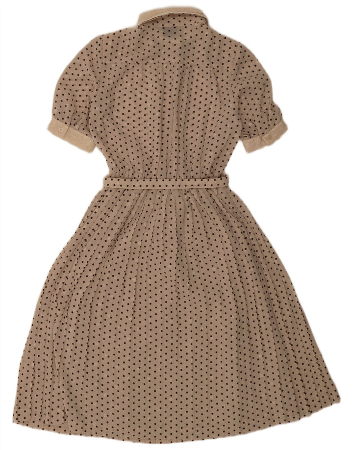 Your Sixth Sense Vestido acampanado para mujer IT 44 Poliéster moteado beige medio