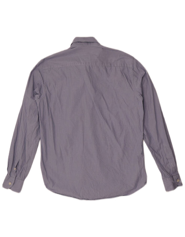 Camisa Harmont & Blaine Hombre De Corte Estrecho A Rayas Azul Medio