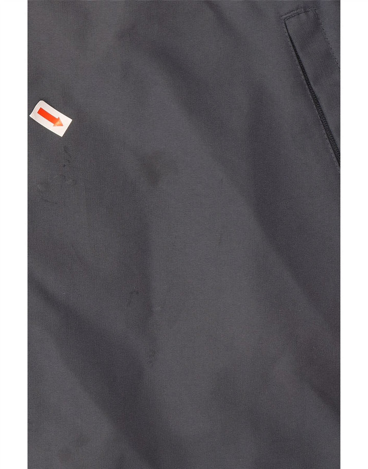 ADIDAS Chaqueta cortavientos con capucha para hombre Reino Unido 44/46 Grande Gris