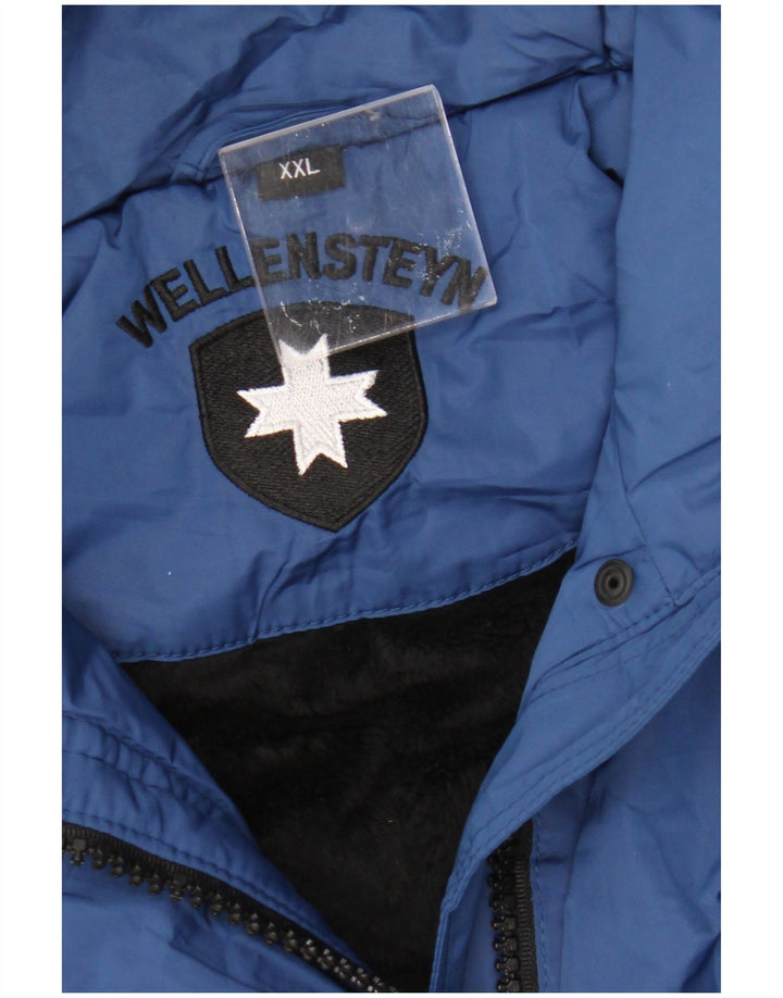 Wellensteyn Chaqueta acolchada con capucha para mujer UK 20 2XL Poliamida azul