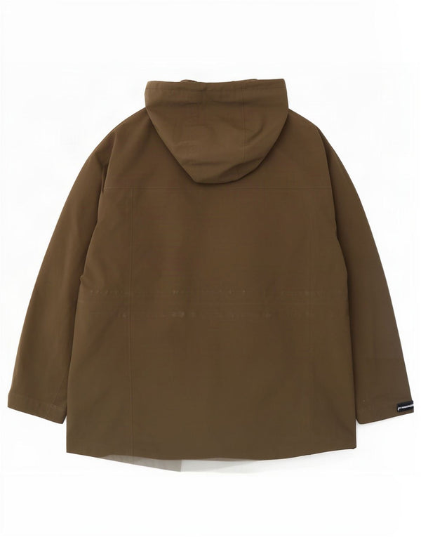 Marks & Spencer Chaqueta impermeable con capucha para hombre UK 44 2XL Caqui