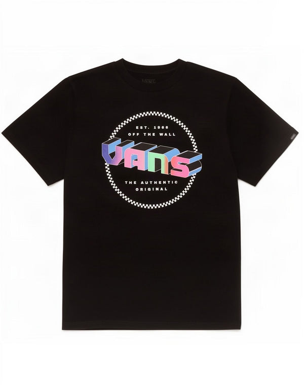 Vans Camiseta gráfica de ajuste clásico para niños 14-15 años XL Algodón negro